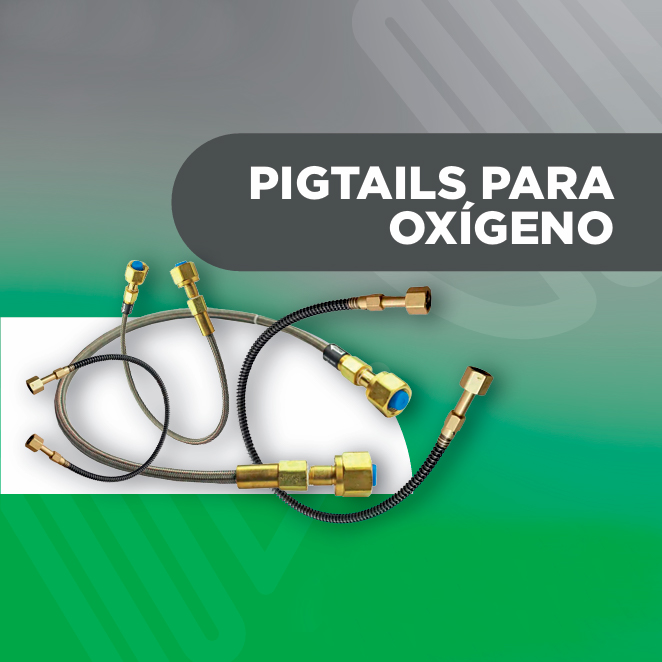 Productos Pigtails para Oxígeno